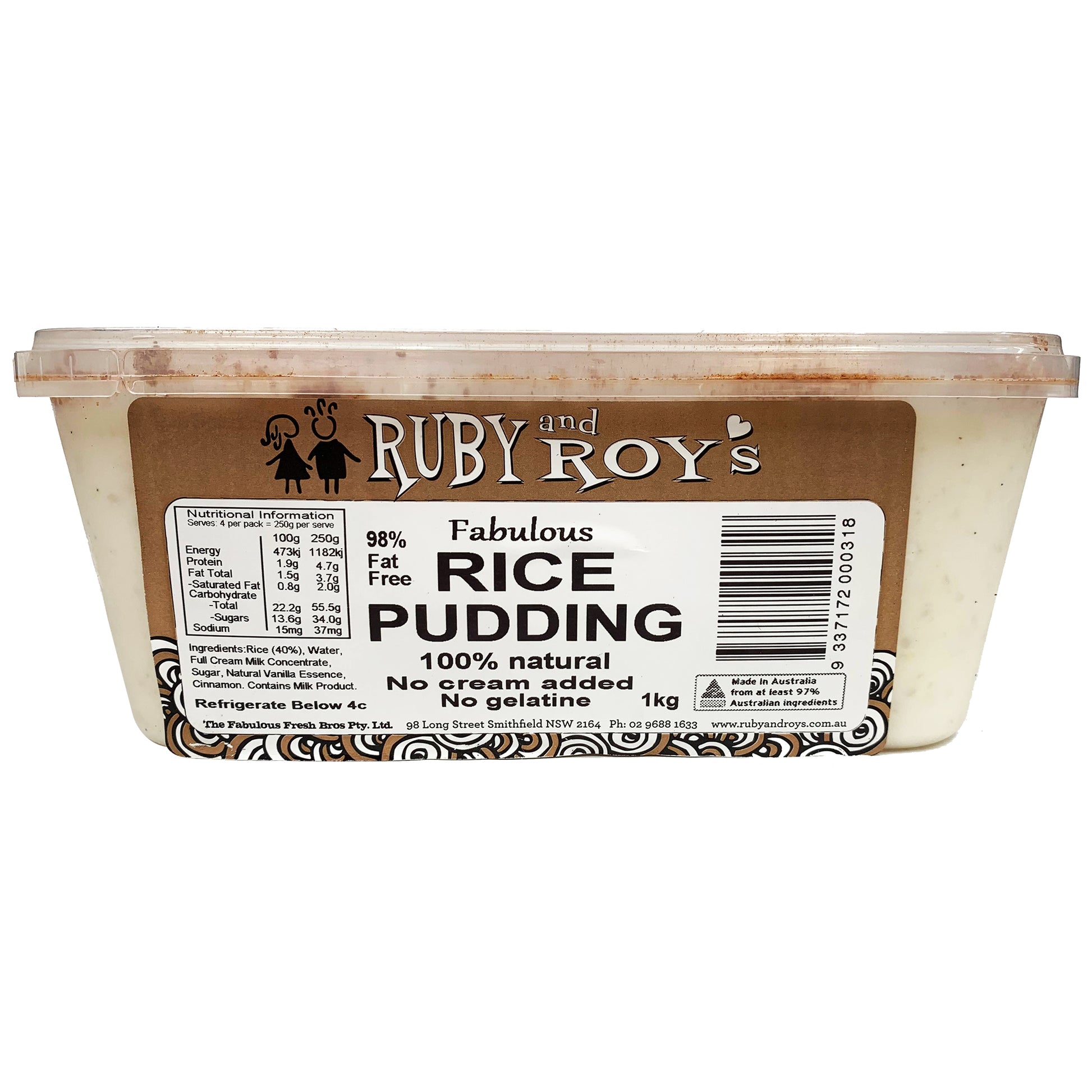 Ruby and Roys - Rice Pudding | Harris Farm Online
