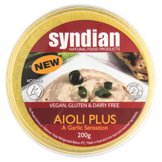 Syndian Aioli Plus 200g , Frdg1-Antipasti - HFM, Harris Farm Markets
 - 1