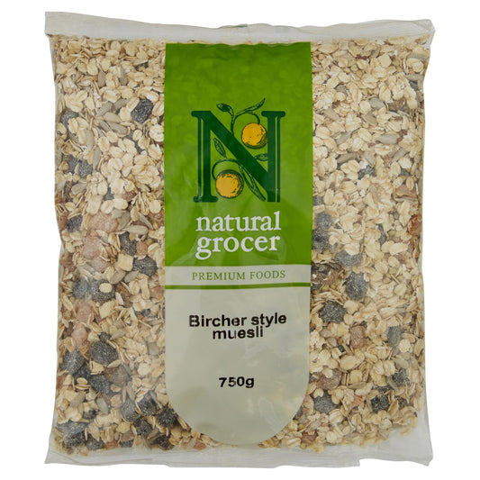 Natural Grocer Muesli Bircher 750g , Grocery-Cereals - HFM, Harris Farm Markets
 - 1