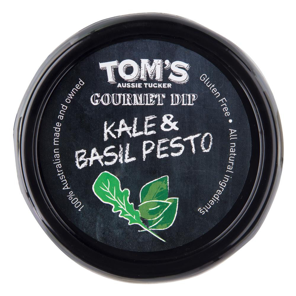 Toms Aussie Tucker Kale Basil Pesto 200g , Frdg1-Antipasti - HFM, Harris Farm Markets
- 1