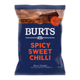 Burts Hand Cooked Potato Chips Spicy Sweet Chilli 150g