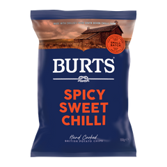 Burts Hand Cooked Potato Chips Spicy Sweet Chilli 150g