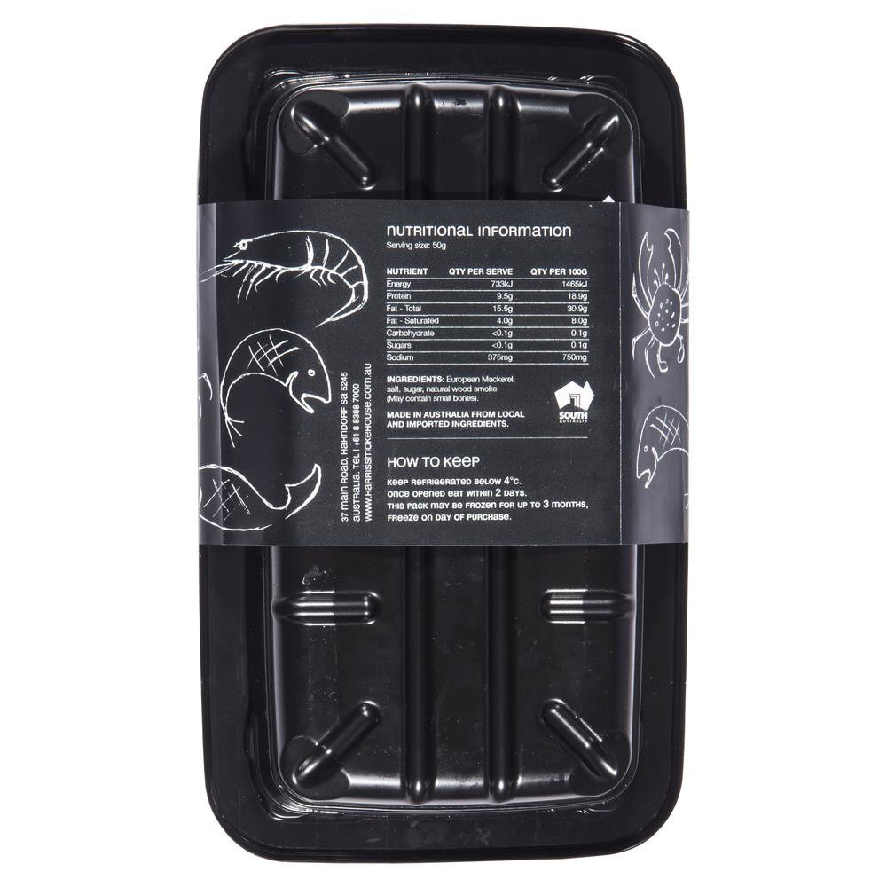 Harris Smokehouse Smoked Mackerel Fillets and Cracked Black Pepper (150-250g) , Frdg3-Seafood - HFM, Harris Farm Markets
 - 2