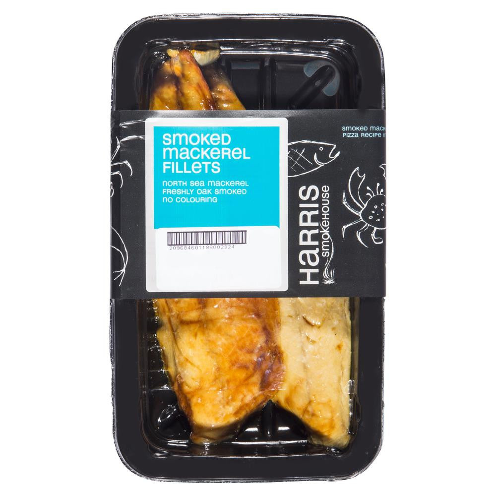 Harris Smokehouse Smoked Mackerel Fillets (150g-250g) , Frdg3-Seafood - HFM, Harris Farm Markets
 - 1