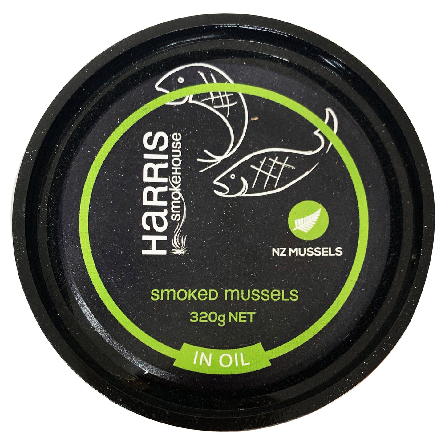 Harris Smoke House - Smoked Mussels - In Oil (320g)