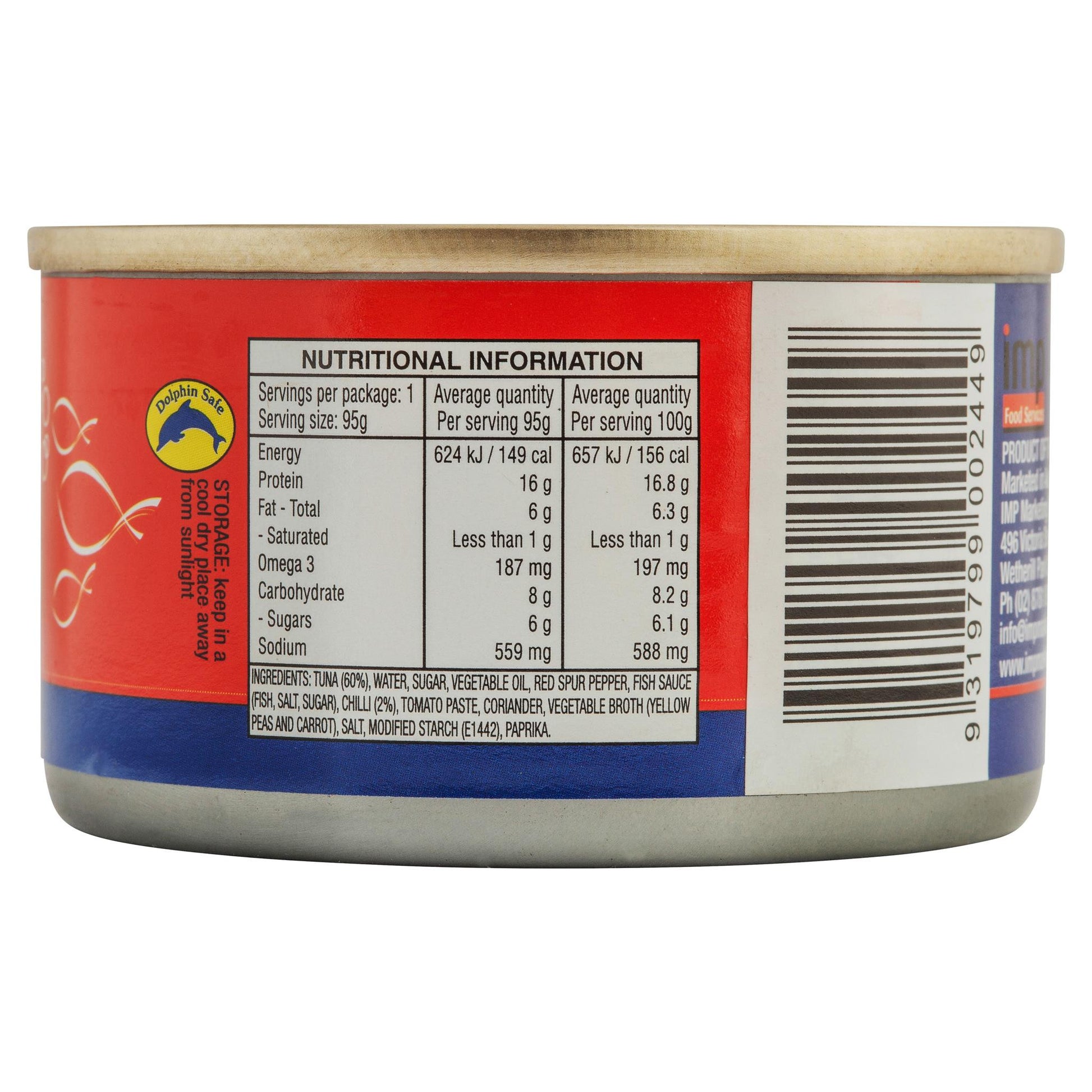 Ocean Delight Tuna Sweet Chill 95g , Grocery-Can or Jar - HFM, Harris Farm Markets
 - 2