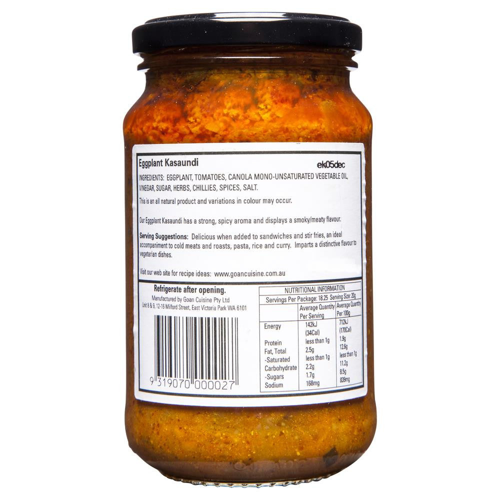 Goan Cuisine Eggplant Kasaundi 365g , Grocery-Cooking - HFM, Harris Farm Markets
- 2