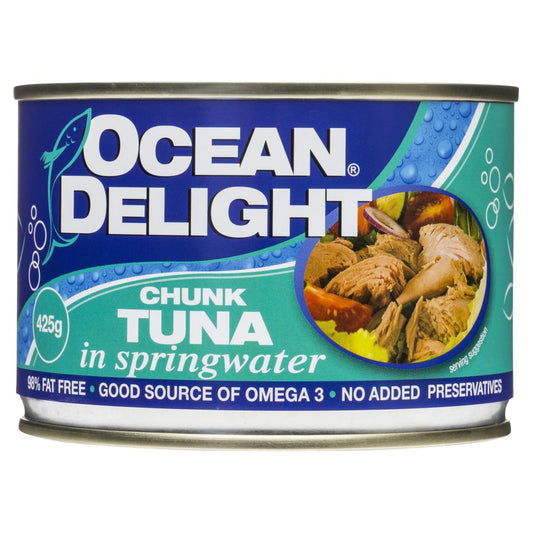 Ocean Delight Chunk Tuna Springwater 425g , Grocery-Can or Jar - HFM, Harris Farm Markets
 - 1