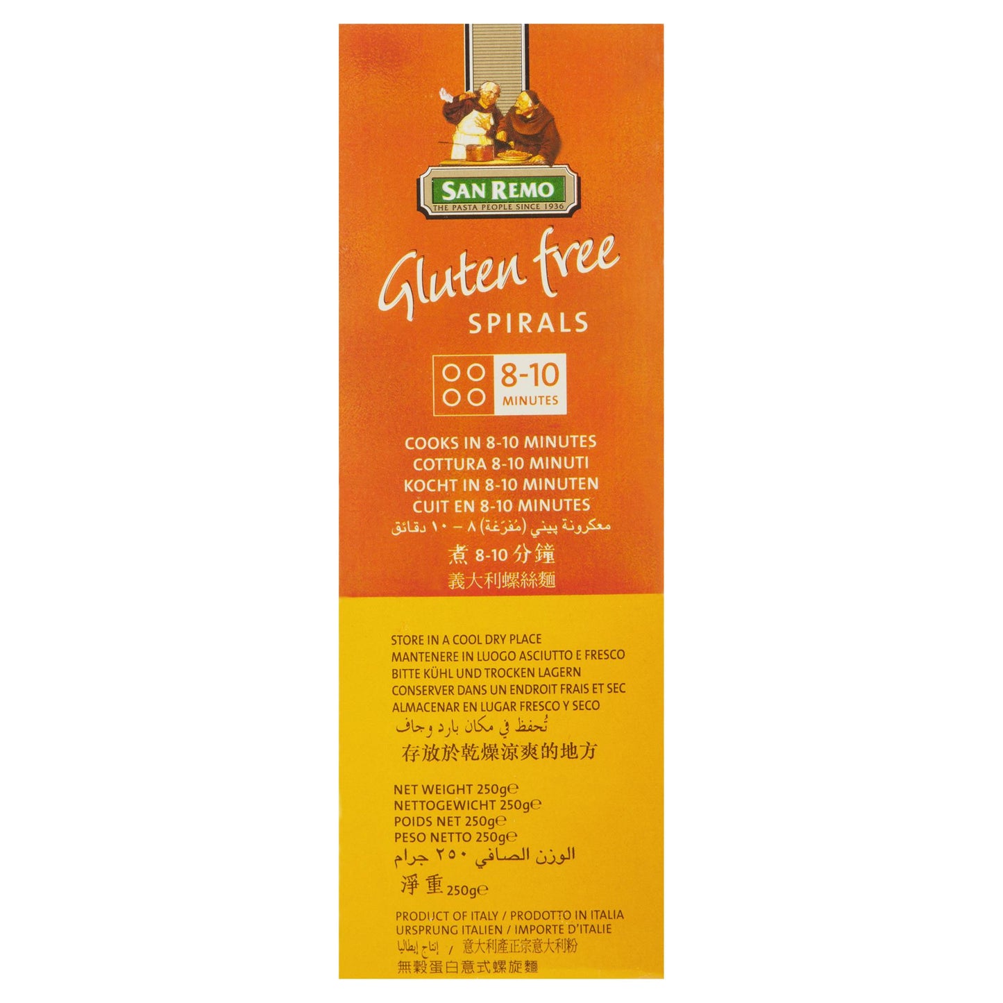 San Remo Gluten Free Spiral 250g , Grocery-Pasta - HFM, Harris Farm Markets
- 4