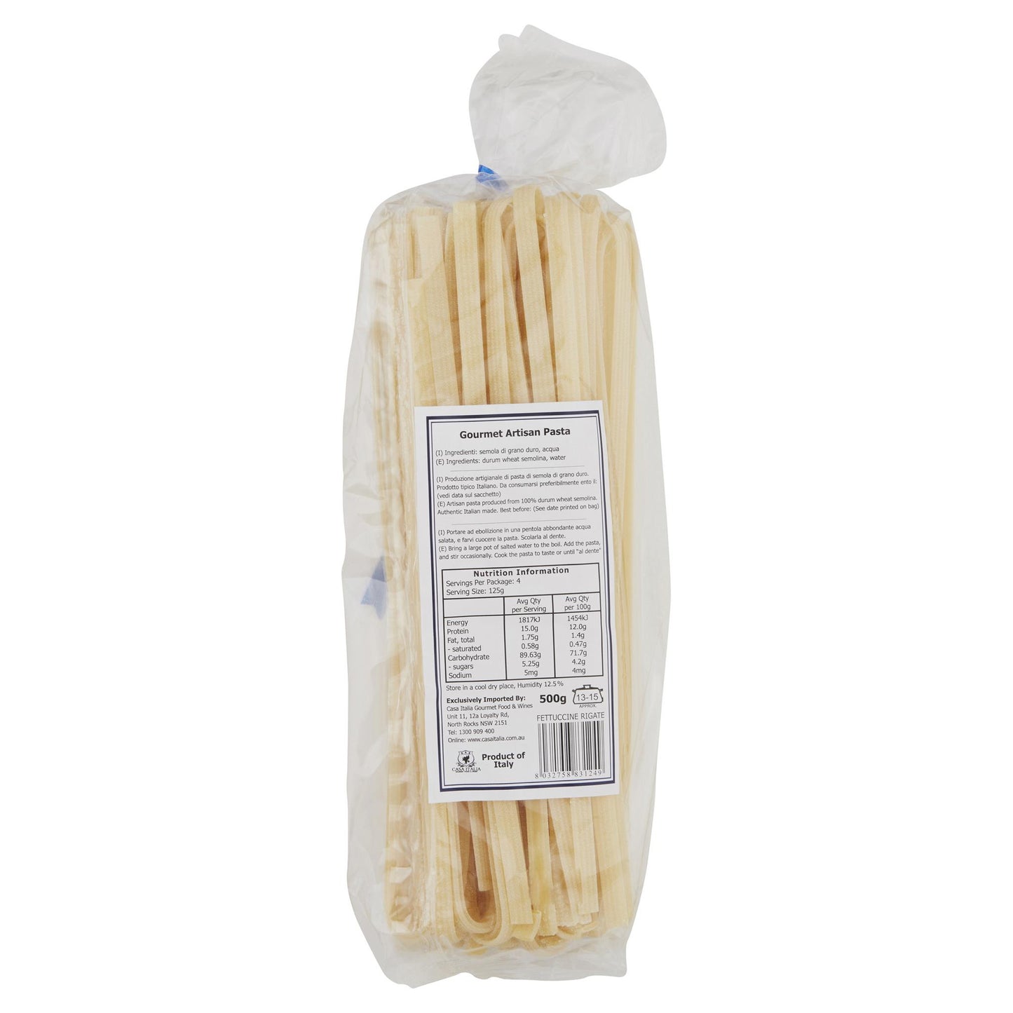 Pastificio Fettucine 500g , Grocery-Pasta - HFM, Harris Farm Markets
- 2