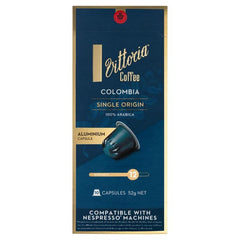 Vittoria Single Origin Colombia Nespresso Compatible Coffee 10 Capsules | Harris Farm Online