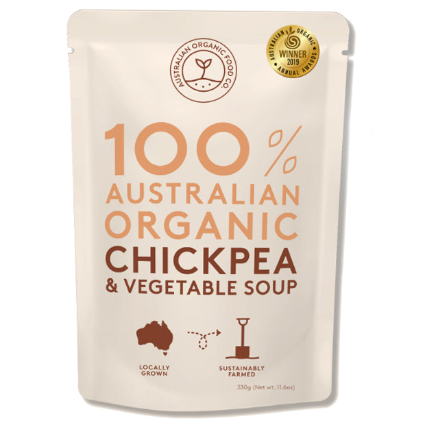 Australian Organic Food Co Chickpea and Vegetable Organic Soup 330g