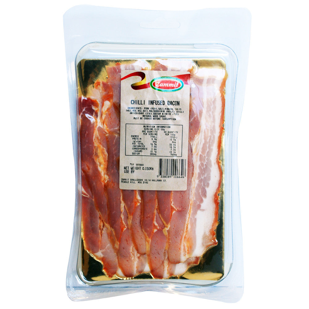 Bacon Chilli 150g Zammit , Frdg4-Deli - HFM, Harris Farm Markets
