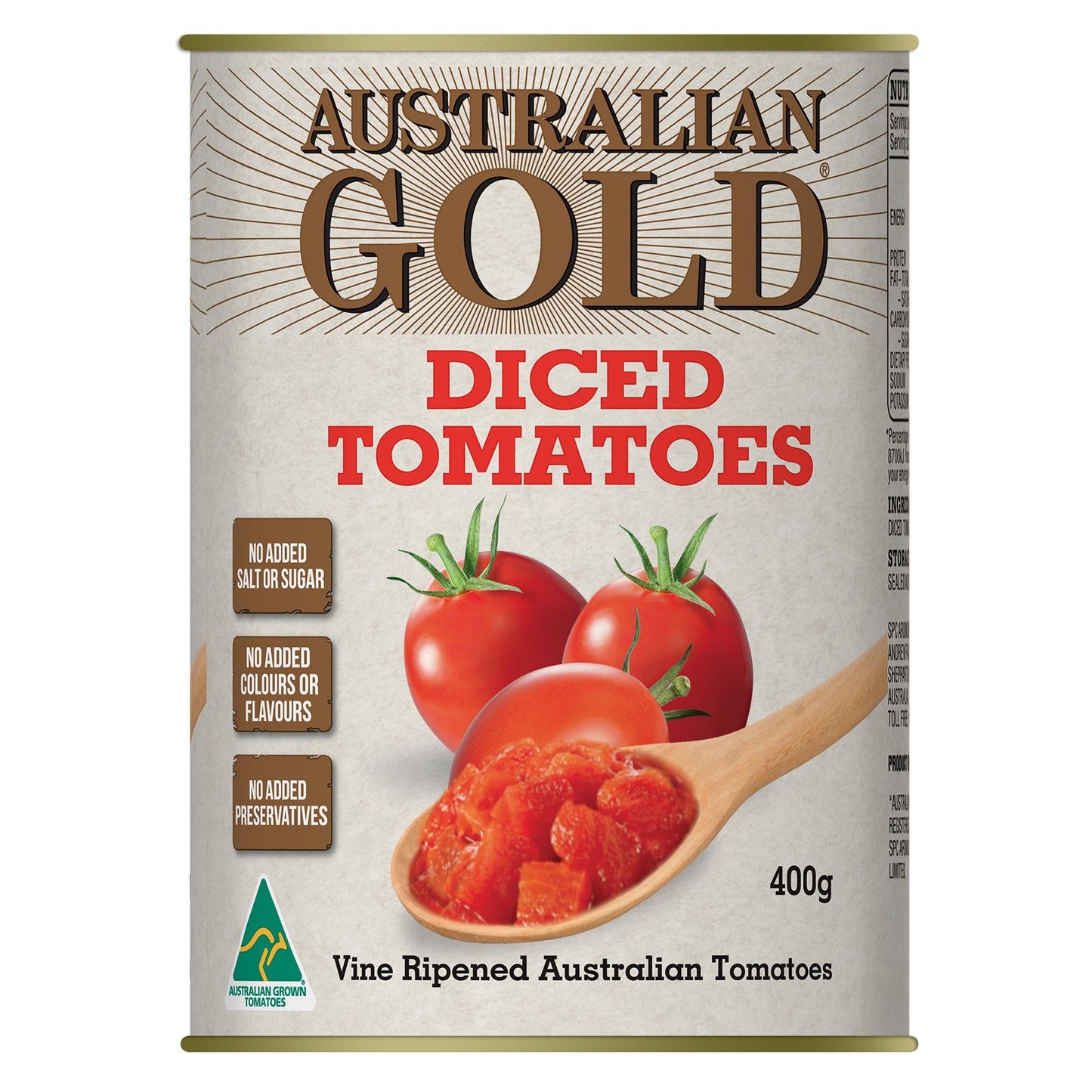 Australian Gold - Diced Tomatoes (400g)