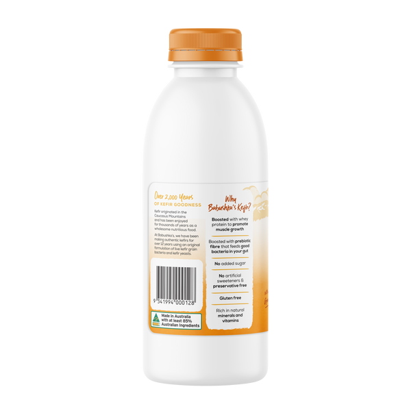 Babushka's Probiotic Kefir Natural Yoghurt  Mango 750g