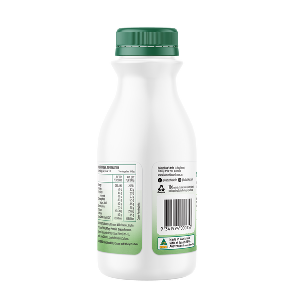 Babushka's Probiotic Kefir Natural Yoghurt 500g
