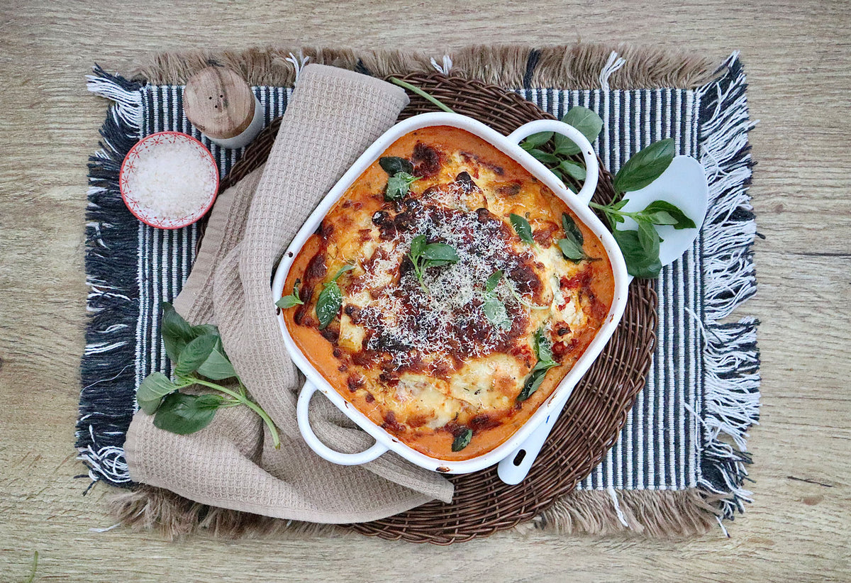 Cottage Cheese and Eggplant Lasagne - with Tomato and Basil Sauce | Harris Farm Online