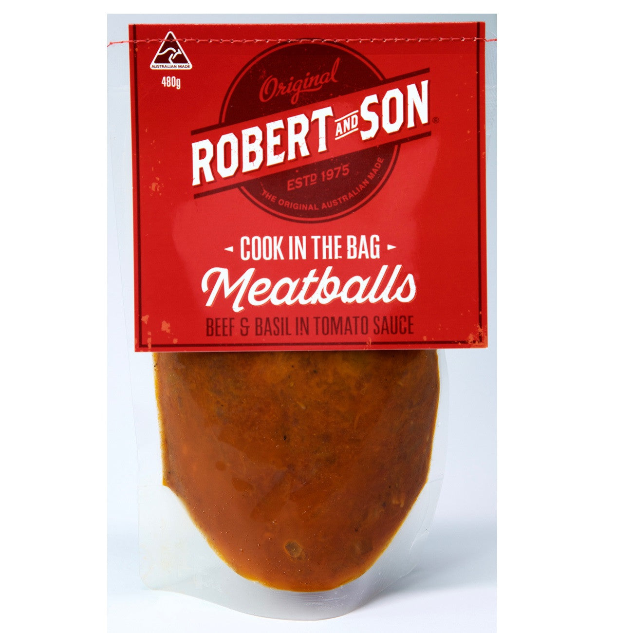 Robert & Son - Meatballs - Beef & Basil in Tomato Sauce (480g)