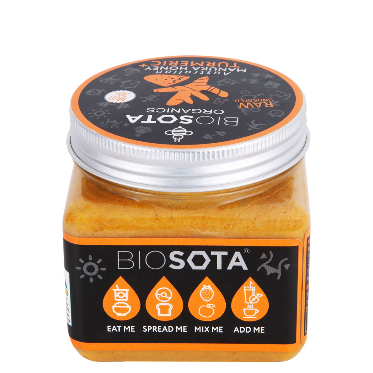 Biosota MGO 30+ Turmeric Honey 350g | Harris Farm Online