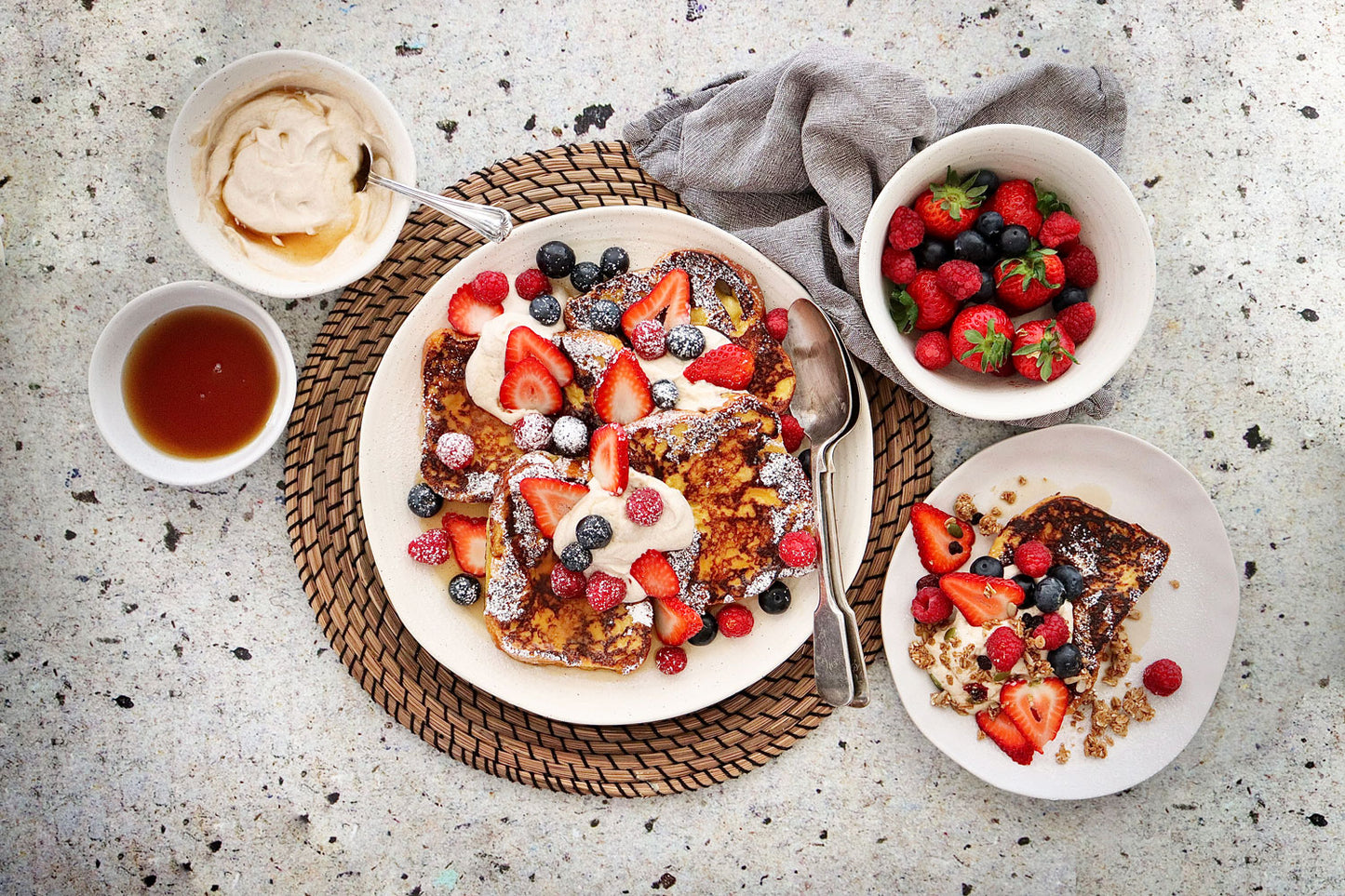 Brioche French Toast - with Cinnamon Yoghurt and Mixed Berries | Harris Farm Online