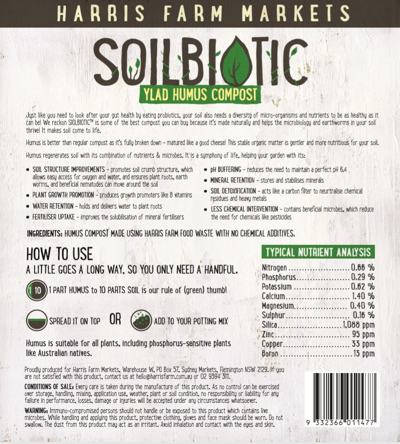 Harris Farm Soilbiotic Bag | Harris Farm Online
