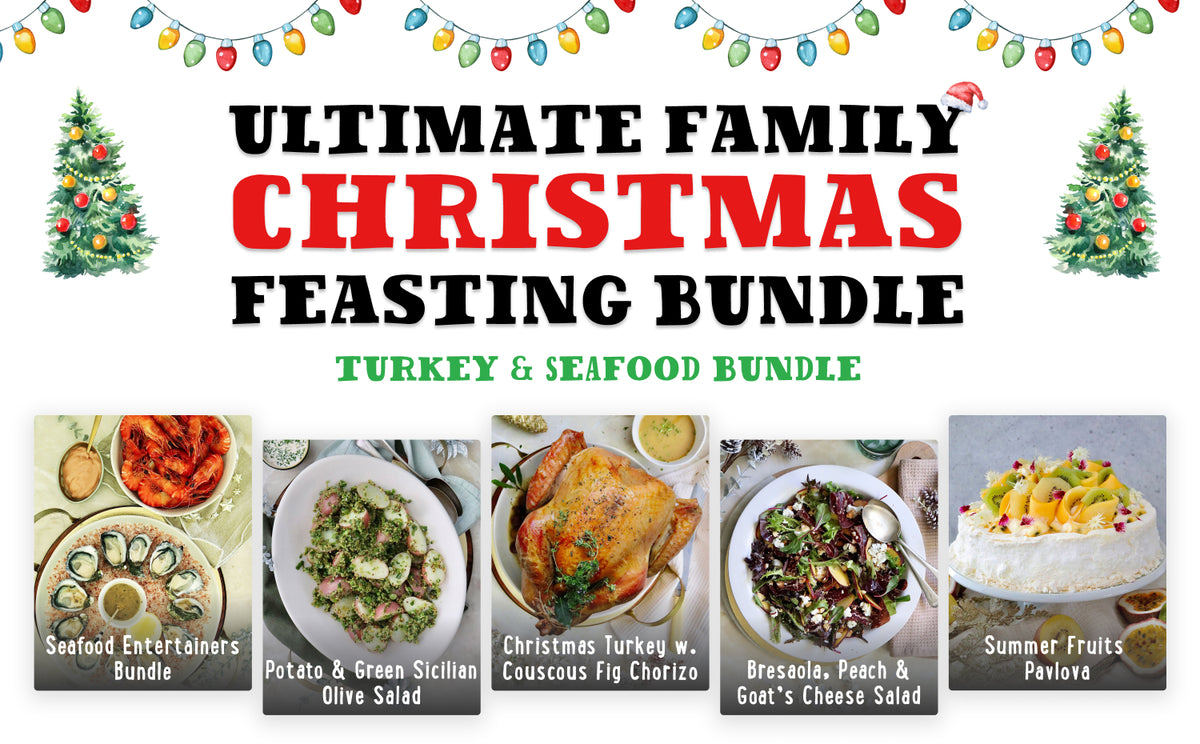 Ultimate Family Christmas Turkey and Seafood Bundle