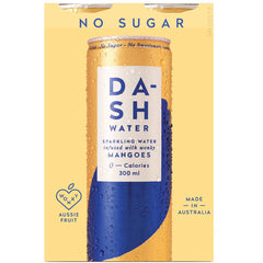 Dash Water Sparkling Water Mango Infused 4x300ml