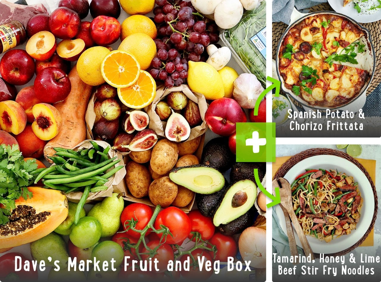 Dave's Recipe Box - Spanish Chorizo Frittata and Tamarind Beef Stir Fry Noodles | Harris Farm Online