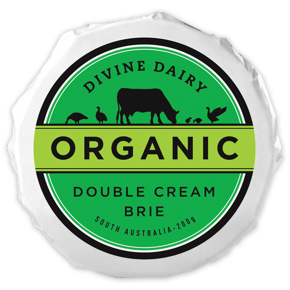 Divine Dairy Organic Double Brie 200g