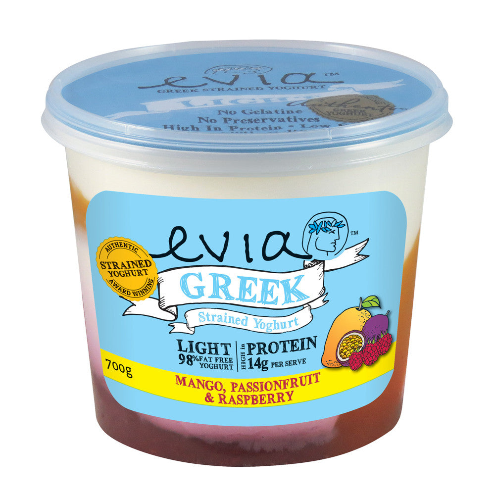 Evia Yoghurt Gelatin Free Tropical 700g , Frdg2-Dairy - HFM, Harris Farm Markets
- 1