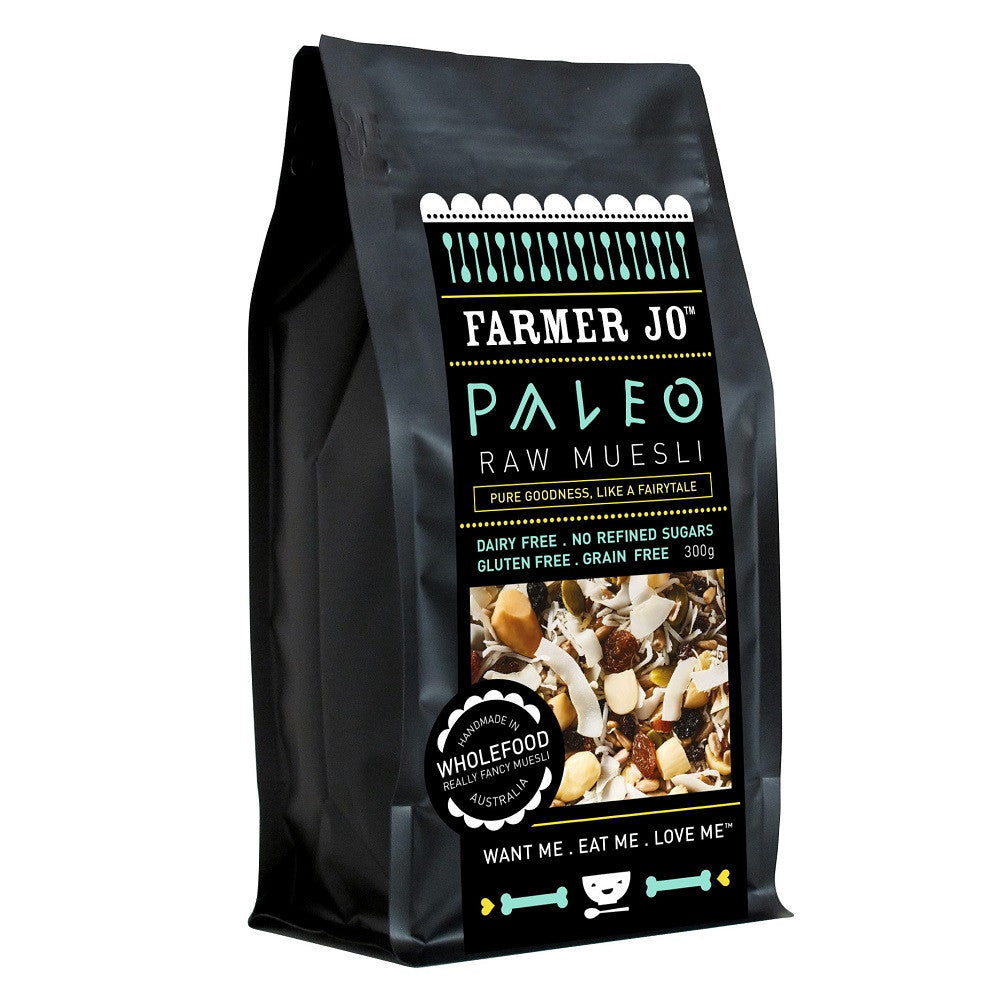 Muesli Paleo Raw 300g Farmer Joe , Grocery-Cereals - HFM, Harris Farm Markets