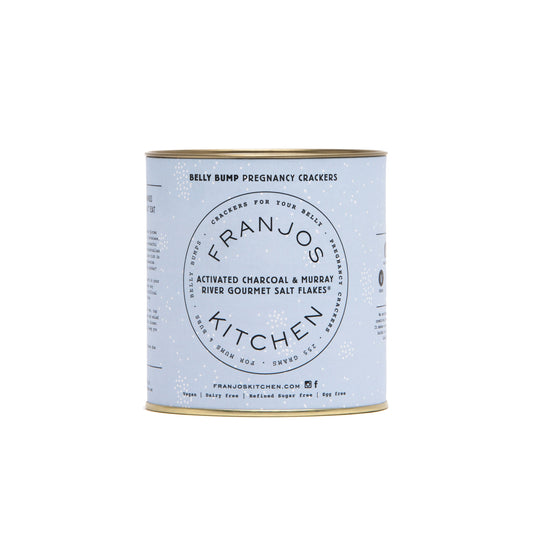 Franjos Kitchen - Crackers Activated Charcoal & Murray River Salt (255g)