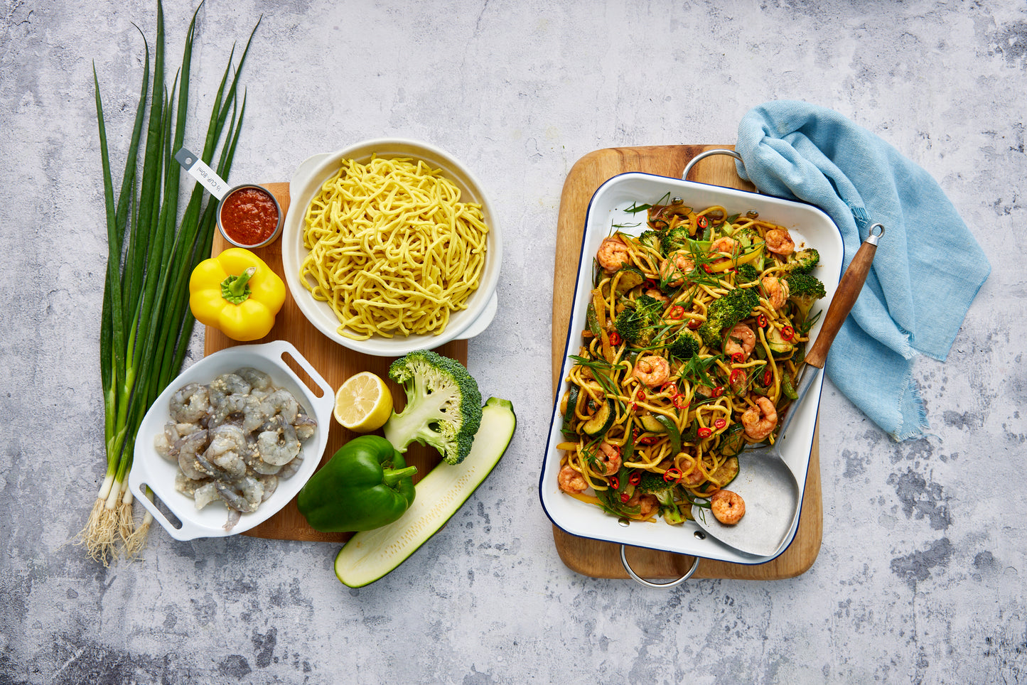 Malaysian Prawn Stir Fry - With Hokkien Noodles