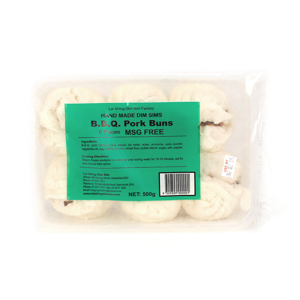Laishing BBQ Pork Bun 500g , Frdg3-Asian - HFM, Harris Farm Markets