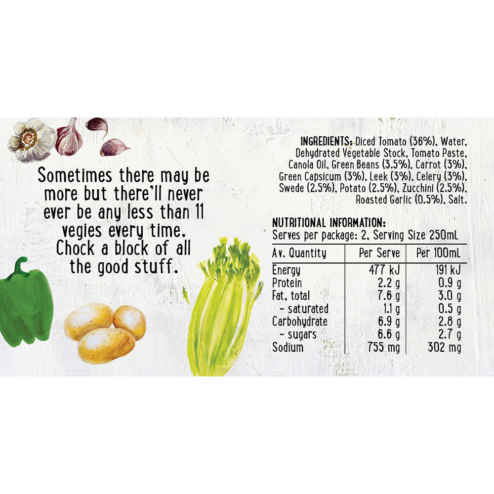 Harris Farm Soup Vegetable 500ml