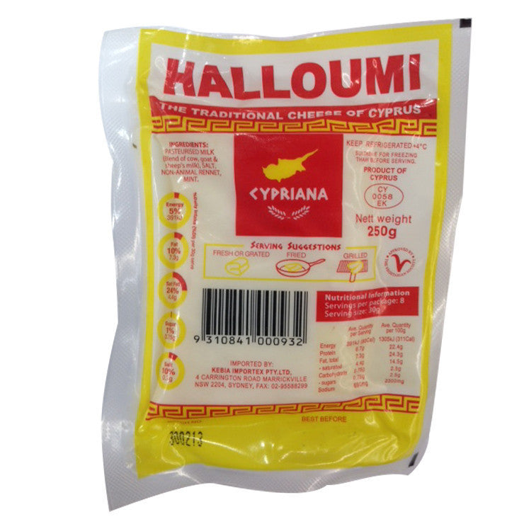 Halloumi Kebia Cypriana 250g , Frdg1-Cheese - HFM, Harris Farm Markets
