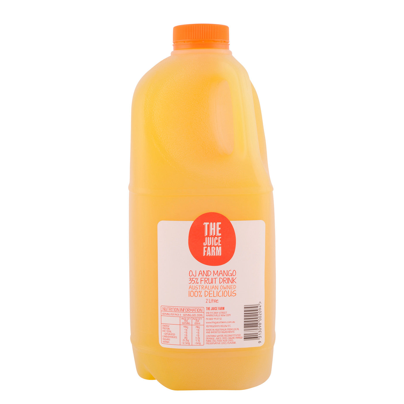 The Juice Farm - Orange Mango Juice Large (2L)