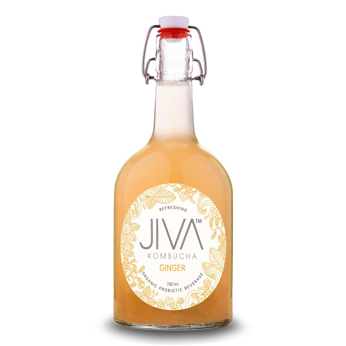 Jiva Kombucha Ginger 750ml | Harris Farm Markets Online