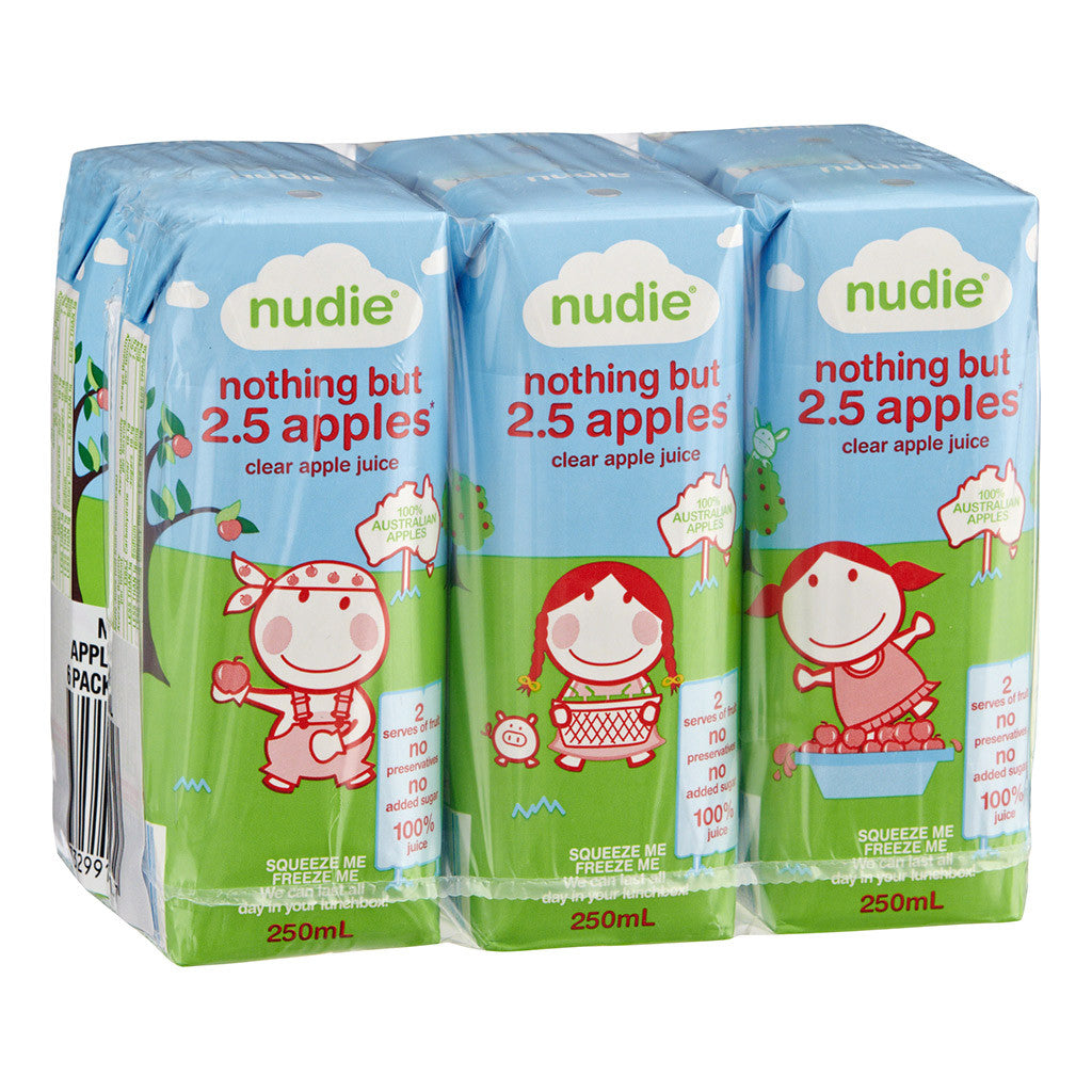 Nudie Apple Juice 6 X 250ml , Grocery-Drinks - HFM, Harris Farm Markets
