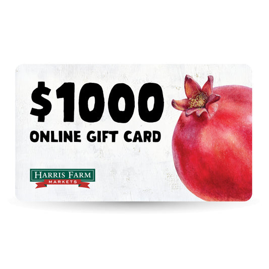 Harris Farm Online Only Gift Card $1000