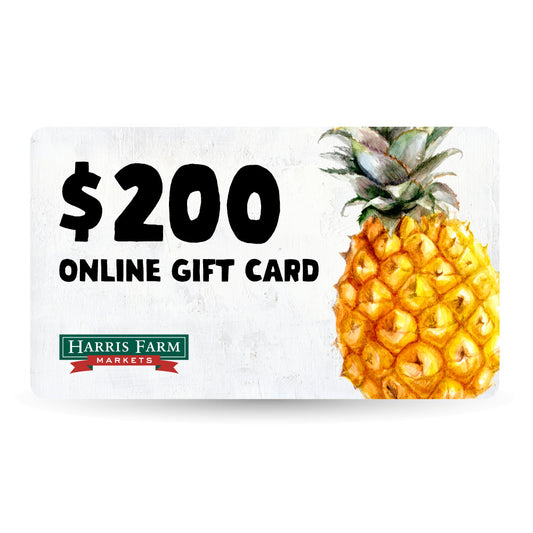 Harris Farm Online Only Gift Card $200