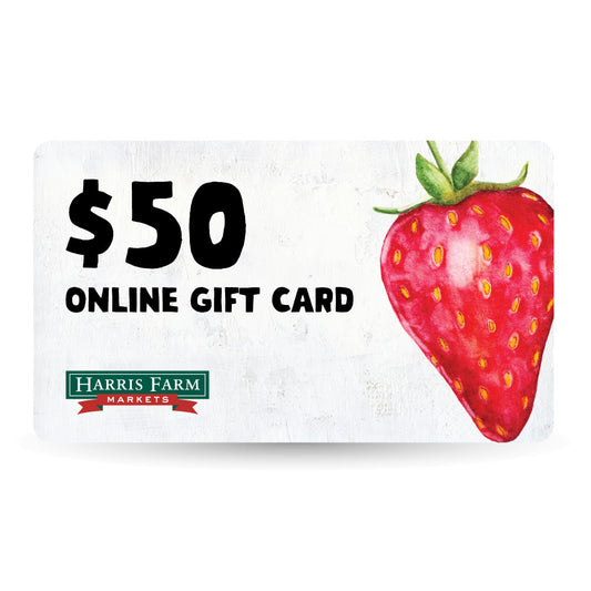 Harris Farm Online Only Gift Card $50