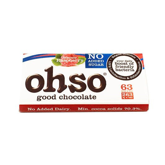 OHSO Probiotic Belgium Chocolate Raspberry 13.5g , Grocery-Confection - HFM, Harris Farm Markets
 - 2