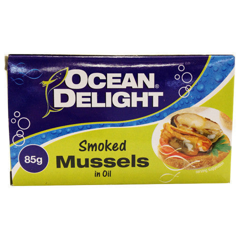 Ocean Delight Smoked Mussels 85g , Grocery-Can or Jar - HFM, Harris Farm Markets