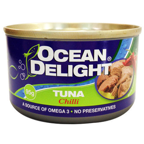 Ocean Delight Tuna Chilli 95g , Grocery-Can or Jar - HFM, Harris Farm Markets