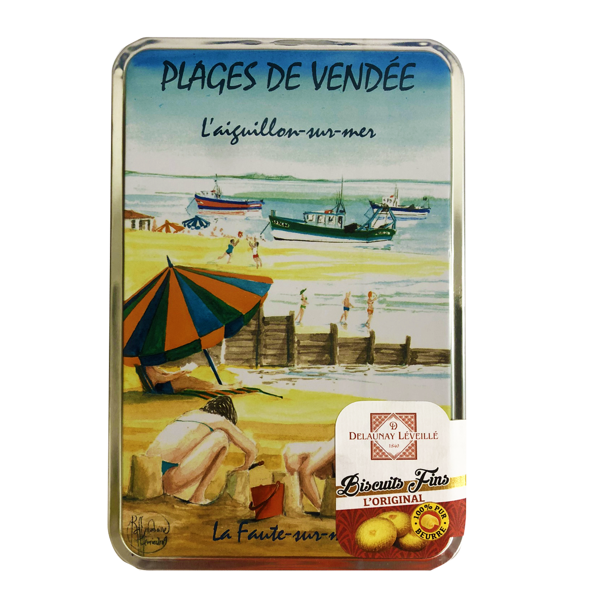 Delauny Leveille De Vendee Biscuits Tin 300g