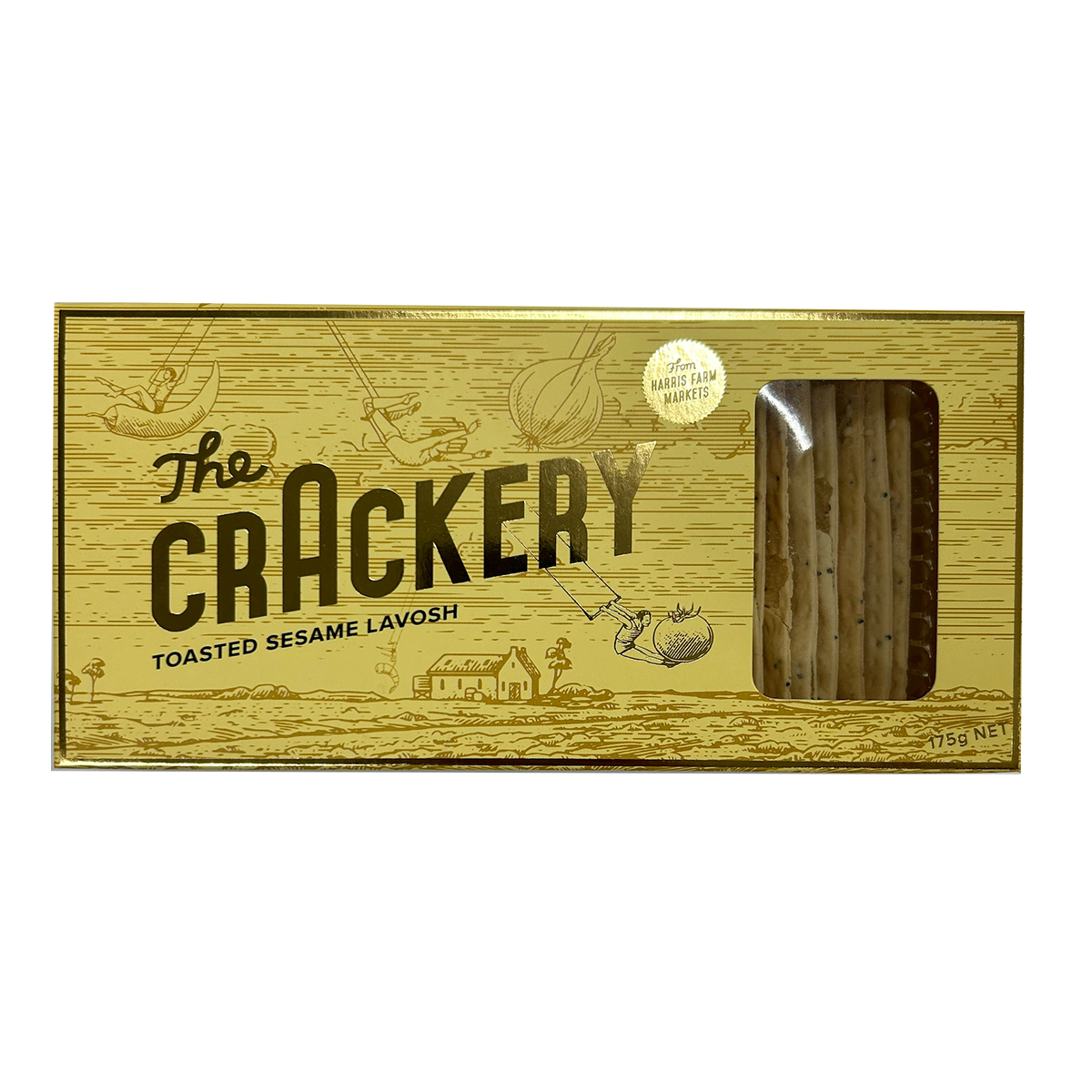 Harris Farm The Crackery Toasted Sesame Lavosh 175g