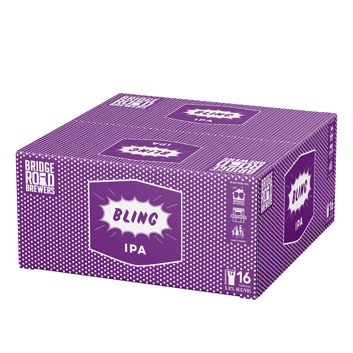 Bridge Road Brewers Bling IPA 16 x 355ml