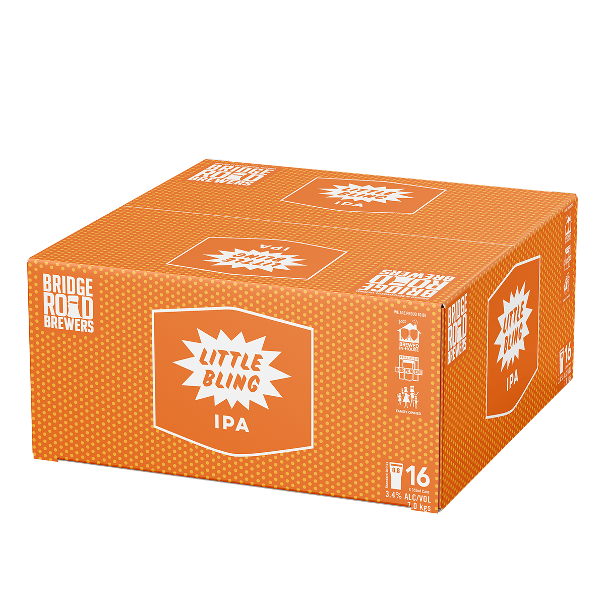 Bridge Road Brewers Little Bling IPA 16 x 355ml