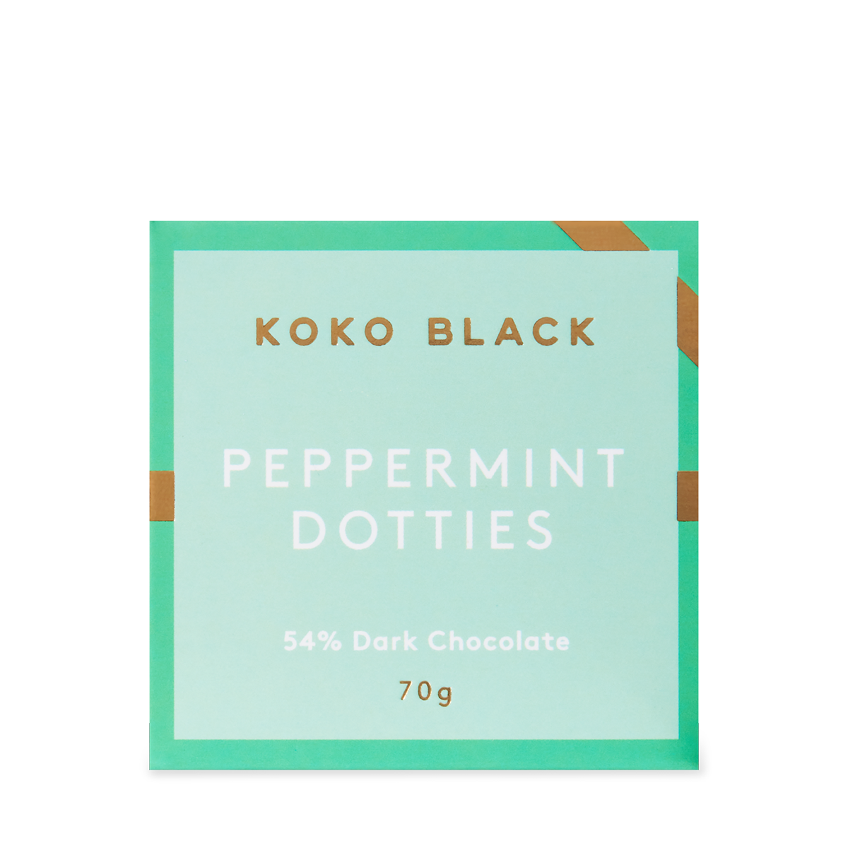 Koko Black Dark Chocolate Peppermint Dark Dotties Cube 70g